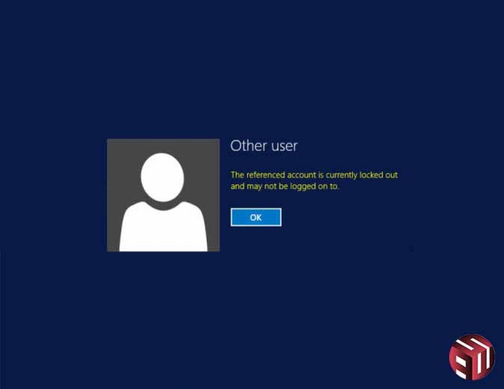 Microsoft Windows Error: How to fix The Referenced Account Is Currently Locked Out